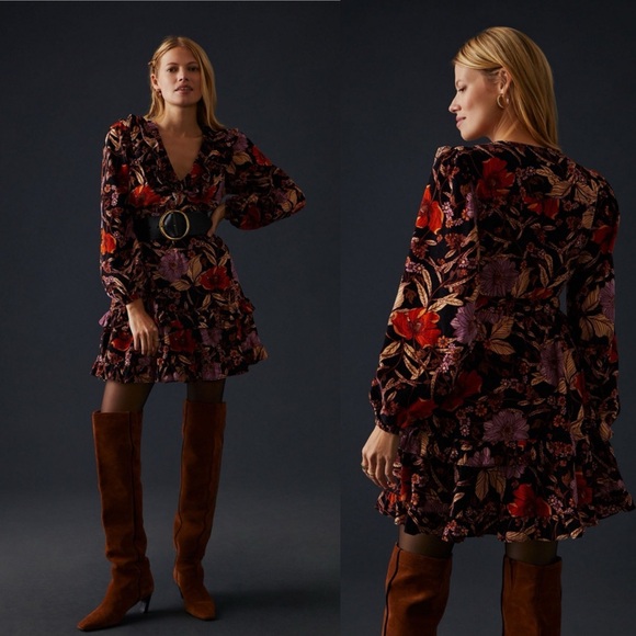 Anthropologie Dresses & Skirts - Anthropologie Pilcro Tiered Corduroy Dress